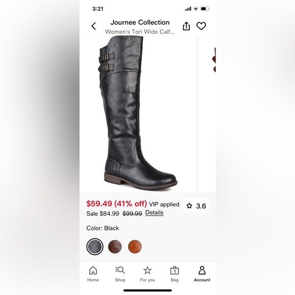Women's wide calf flat knee high Boots - Picture 1 of 6